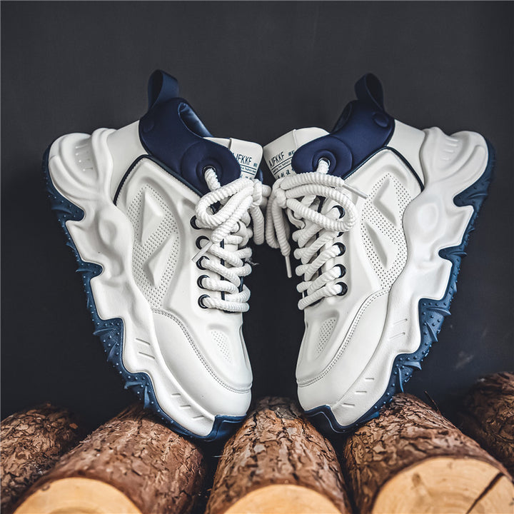 Herren urbane High-Top Tech-Chunky Sneaker mit griffiger Trailsohle und gepolstertem Knöchelkragen – Norré