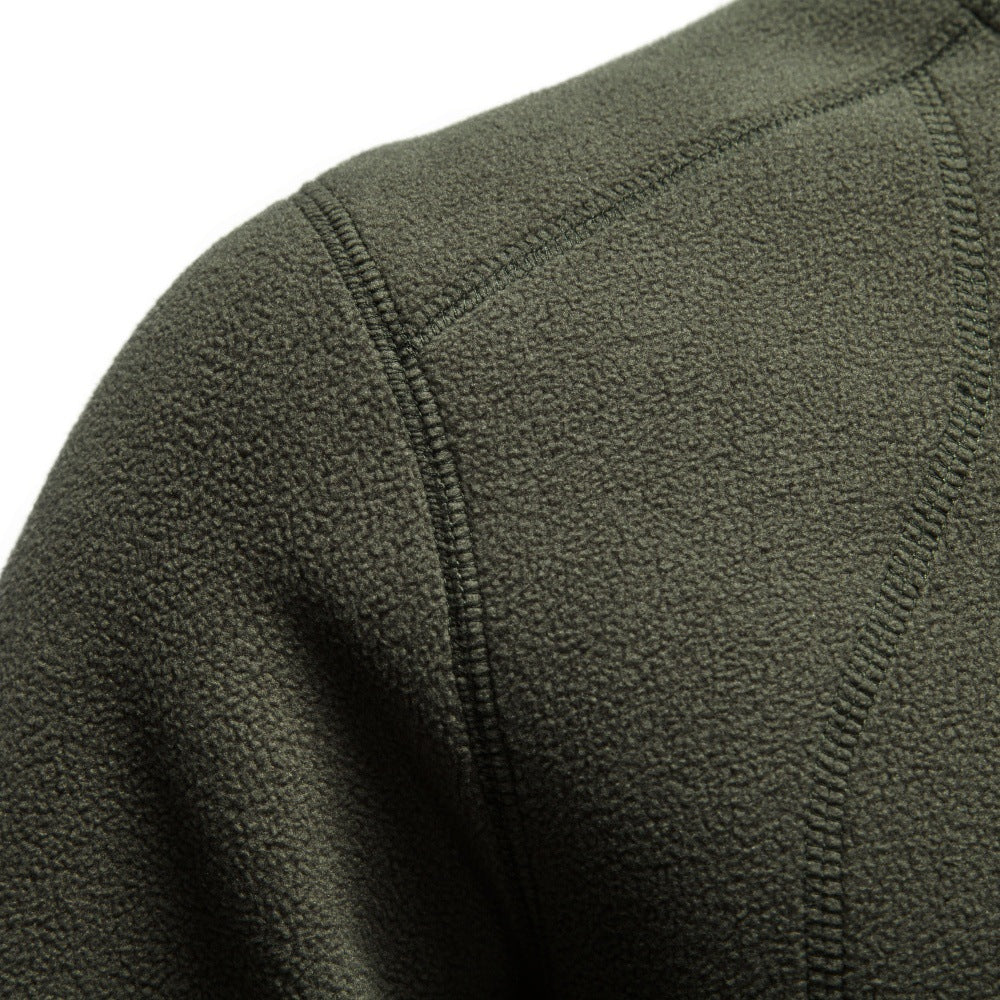 Herren Outdoor-Fleecejacke mit Stehkragen und Reißverschluss-Brusttasche Echoarchiv