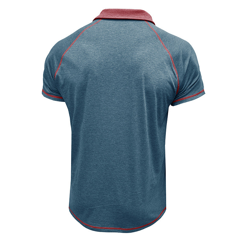 Herren Poloshirt mit kontrastierendem Kragen und hochwertiger Verarbeitung Echoarchiv