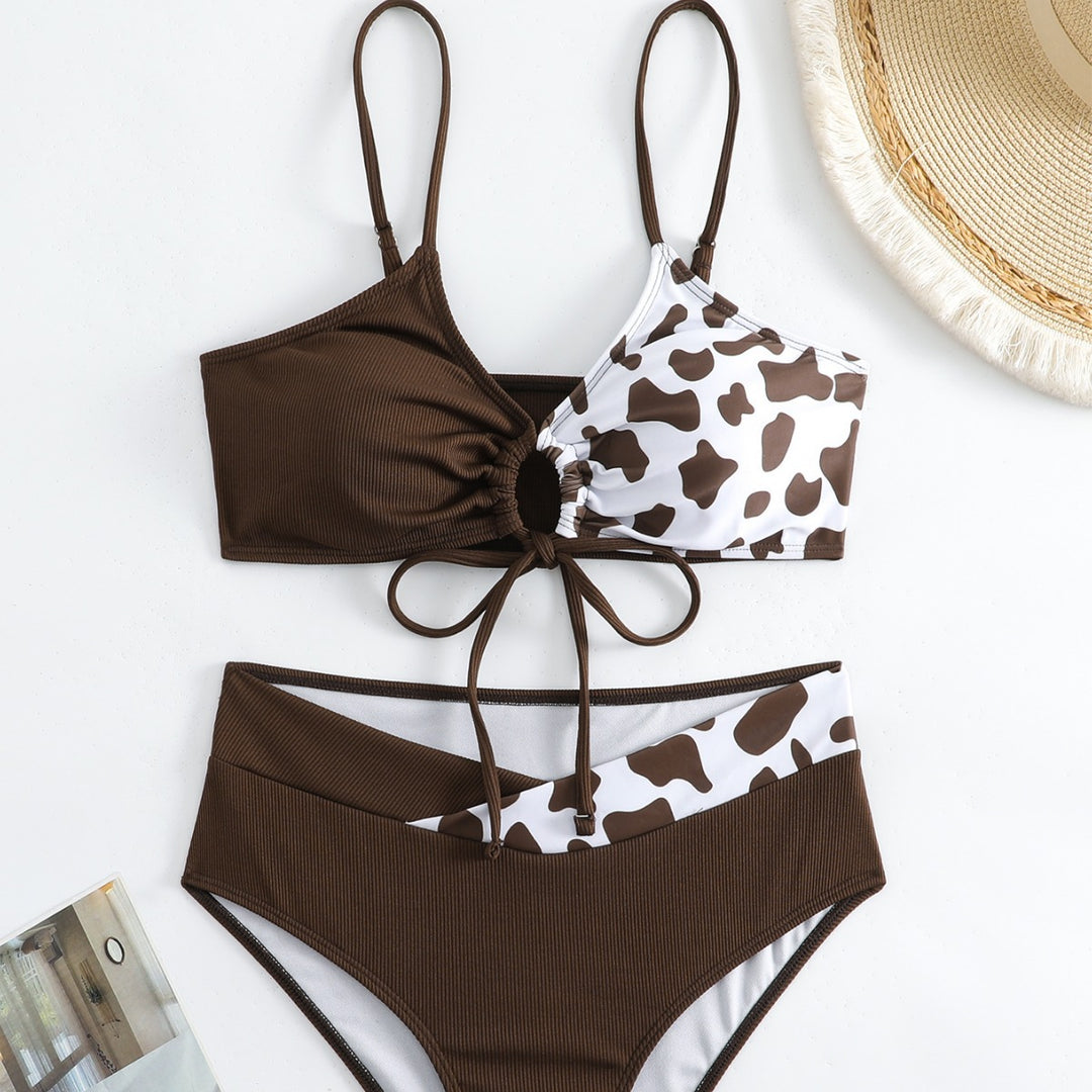 Damen Triangel-Bikini mit verstellbaren Bindebändern und innovativem Design Echo Archiv