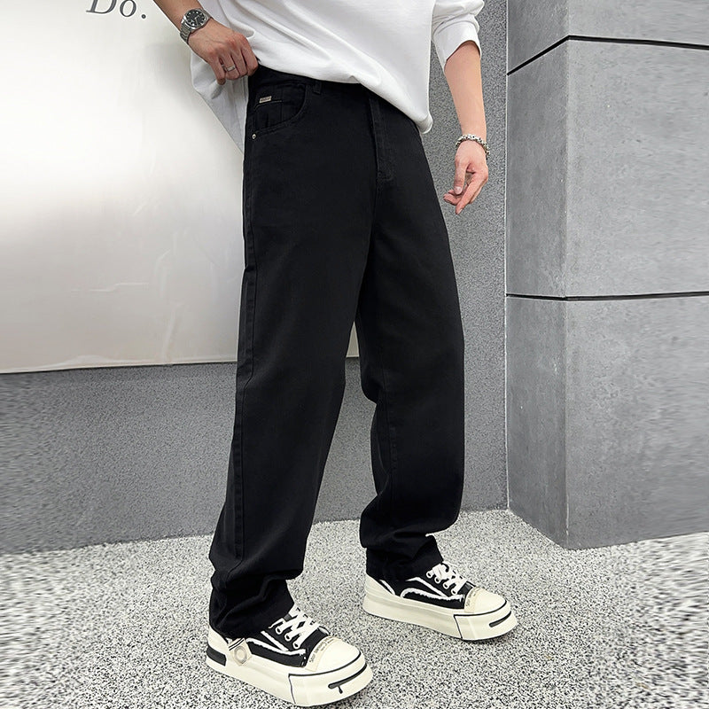 Herren weite Cargo-Jeans mit funktionalen Taschen und lässigem Schnitt Echoarchiv