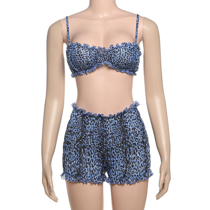 Damen modisches Tiermuster-Bikini-Set Echo Archiv