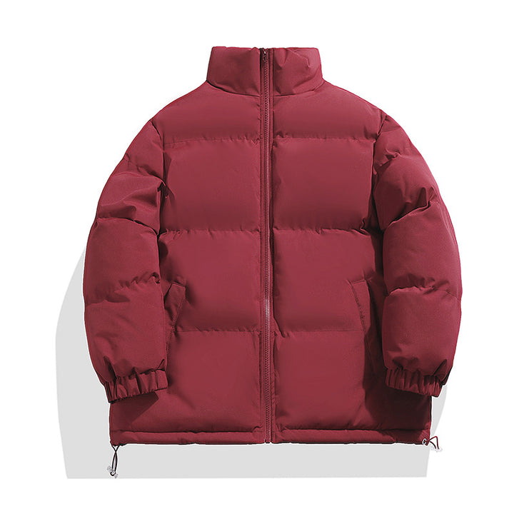 Herren Ultra-Warm Stepp-Funktionsjacke mit hohem Stehkragen, Kordelzug-Saum und elastischen Bündchen – Taviero