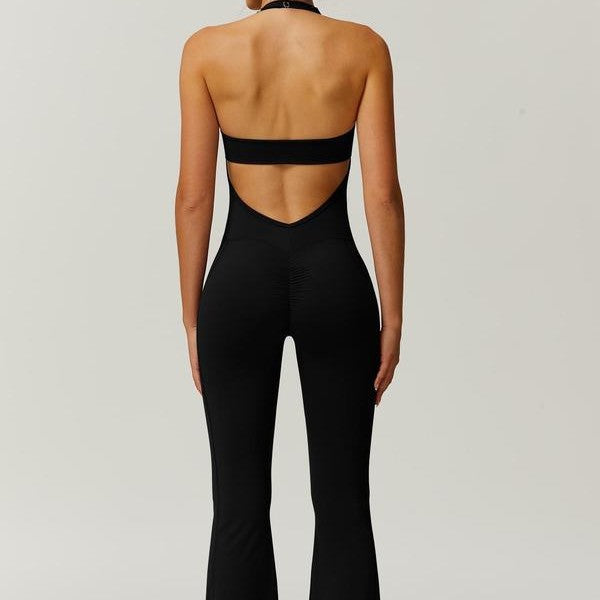 Damen Sportlicher Jumpsuit mit figurbetontem Schnitt und Trägern Echo Archiv