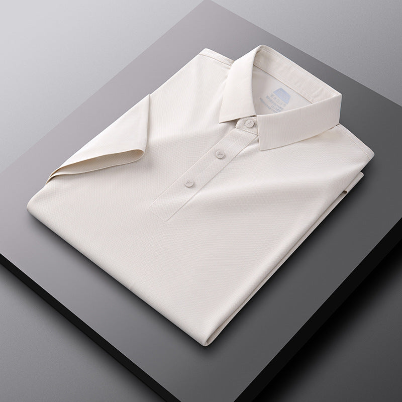 Herren atmungsaktives Poloshirt mit strukturiertem Gewebe Echoarchiv