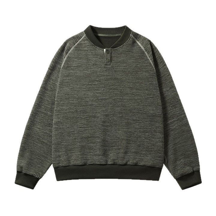 Herren Bequemer Sweater mit Stehkragen Echoarchiv
