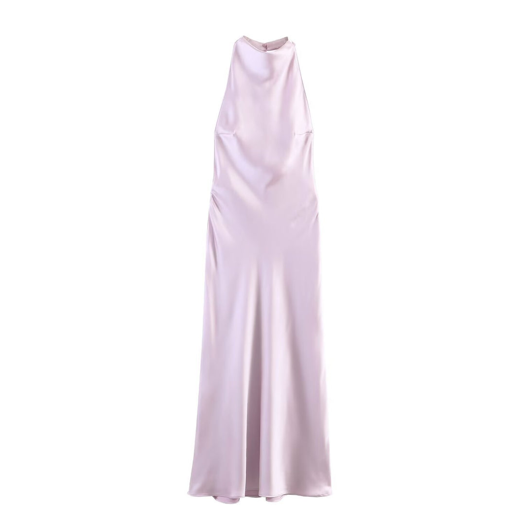 Damen Maxikleid mit hochgeschnittenem Kragen und eleganter Silhouette Echo Archiv