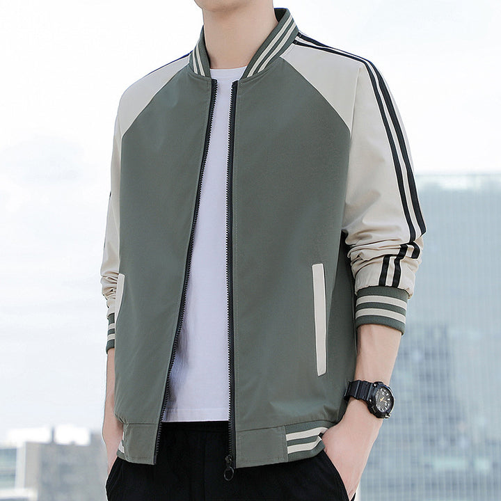 Herren Sportliche Bomberjacke mit seitlichen Taschen Echo Archiv