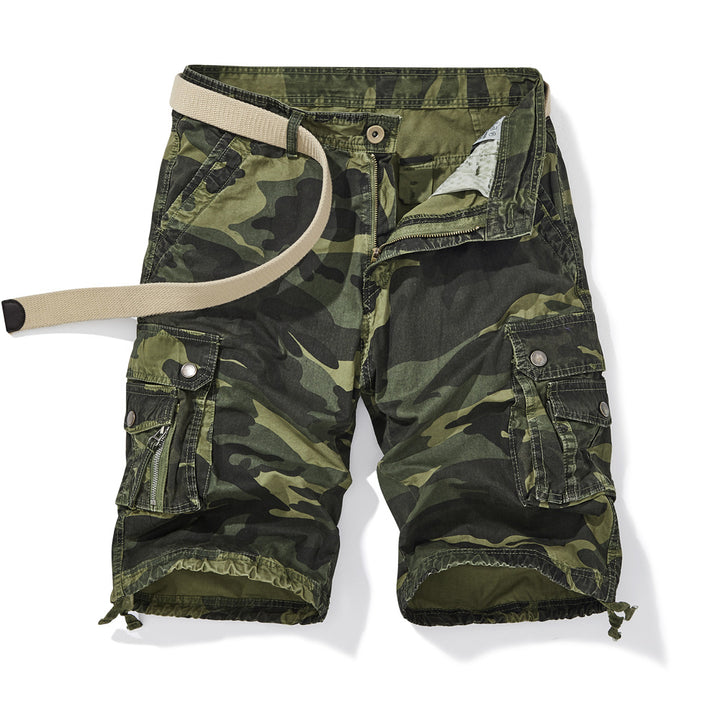 Herren Cargo-Shorts mit vielseitigen Taschen und verstellbarem Bund Echoarchiv