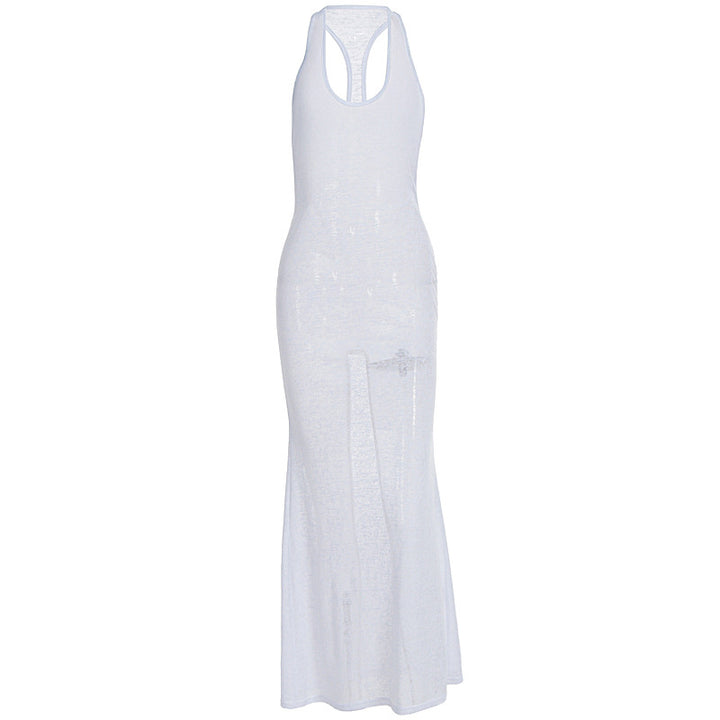 Damen Maxikleid mit elegantem Rücken-Ausschnitt Echo Archiv