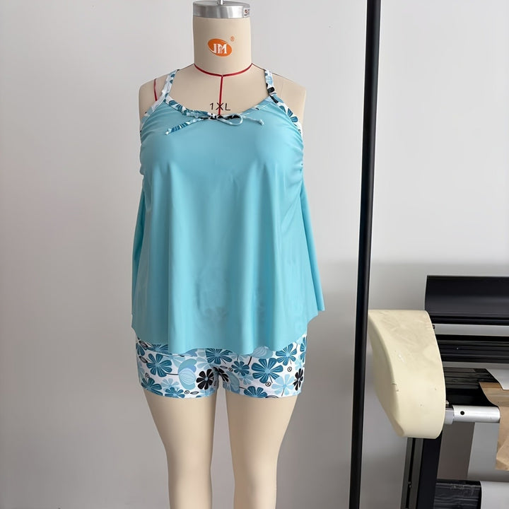 Damen lockeres Strandtop und Shorts Echo Archiv