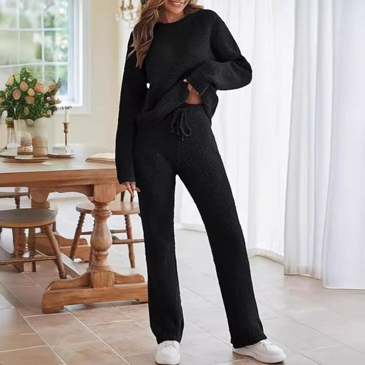 Damen nan kuscheliges Lounge-Set mit Oversize-Pullover und Kordelzughose Echo Archiv