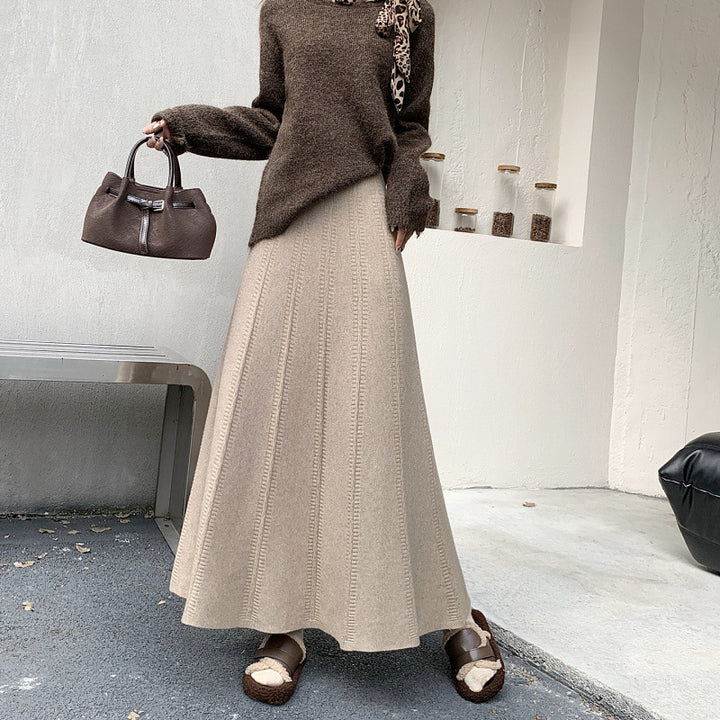 Damen Eleganter Wickelrock mit raffiniertem Muster Echo Archiv