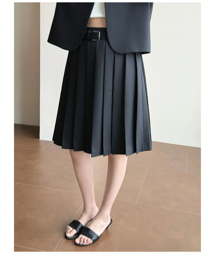 Damen Elegante Blazer-Weste mit gestreiftem Design Echoarchiv