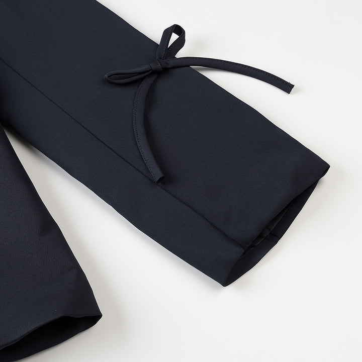 Damen Boxy‑Blazer mit dekorativen Schleifen, Reverskragen und legerer Silhouette Echoarchiv