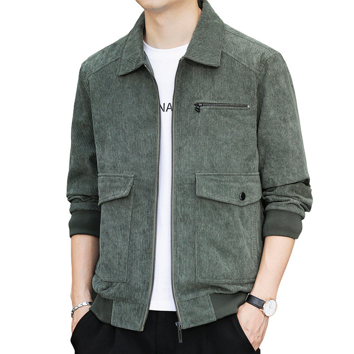 Herren Moderne Utilityjacke mit praktischen Taschen Echo Archiv