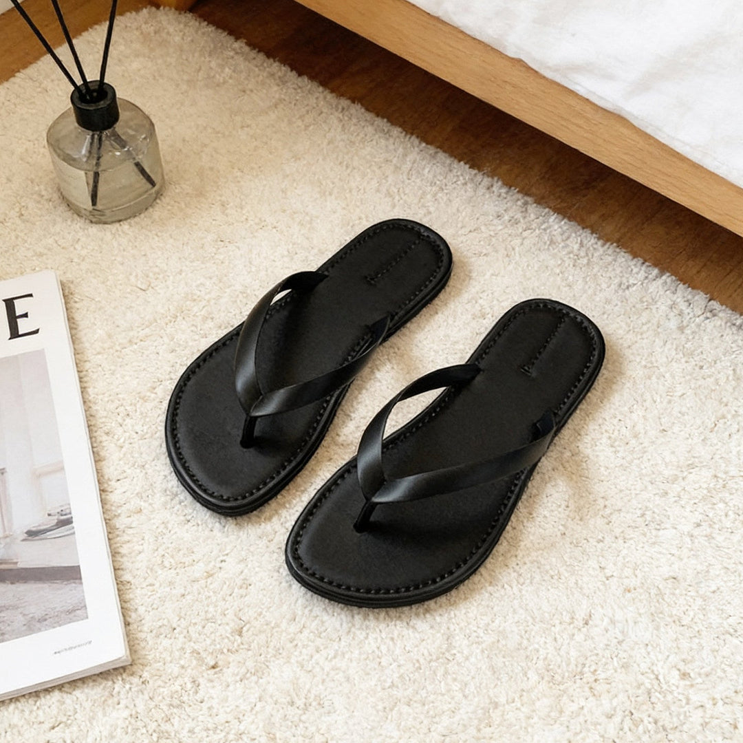 Damen Elegante Flip-Flops mit ergonomischem Fußbett und rutschfester Sohle Echoarchiv