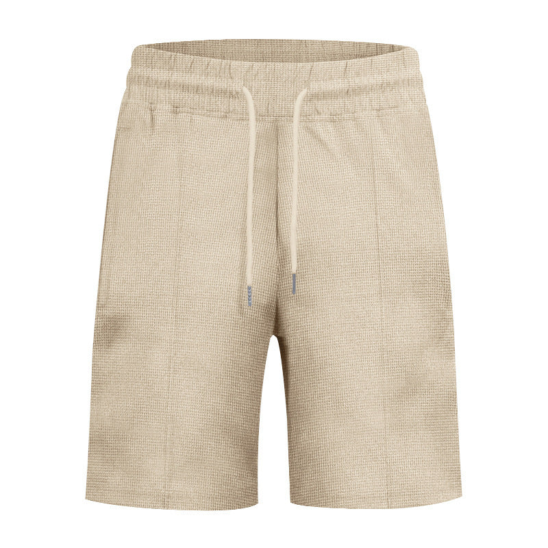 Herren Freizeithose mit elastischem Bund und strukturiertem Design Echoarchiv