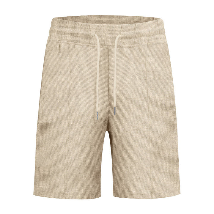 Herren Freizeithose mit elastischem Bund und strukturiertem Design Echoarchiv