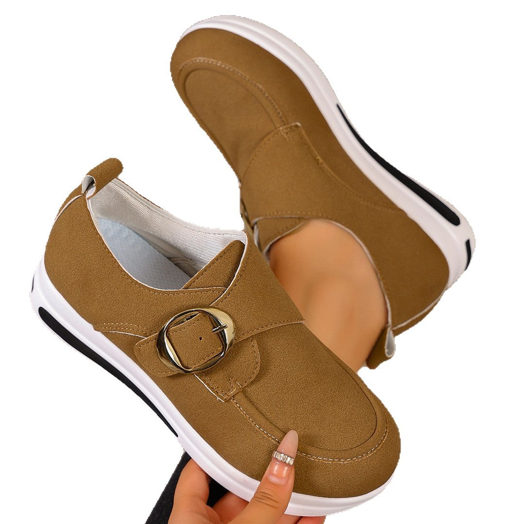 Damen Sneaker mit modischem Schnallenverschluss und bequemer Sohle Echo Archiv
