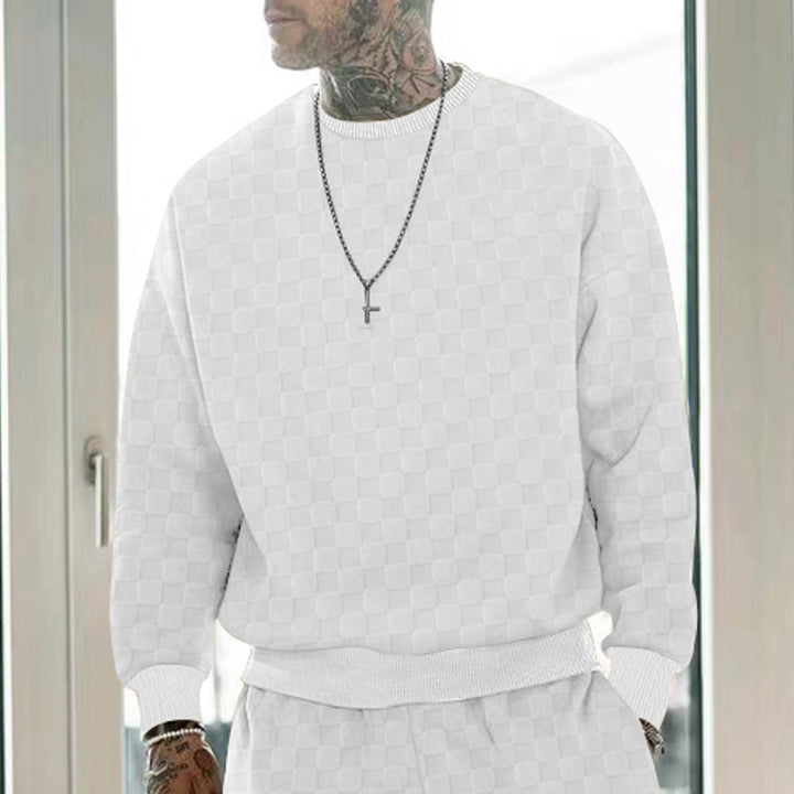 Herren modischer Sweatshirt mit strukturierter Oberfläche Echoarchiv