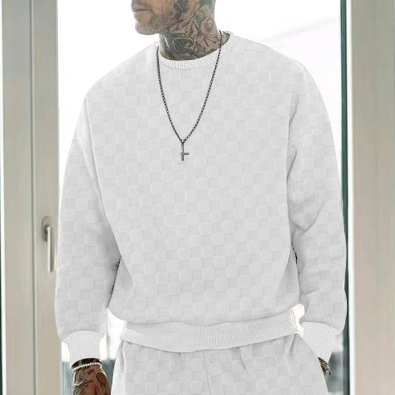 Herren Freizeit-Sweatshirt mit strukturierter Oberfläche Echoarchiv