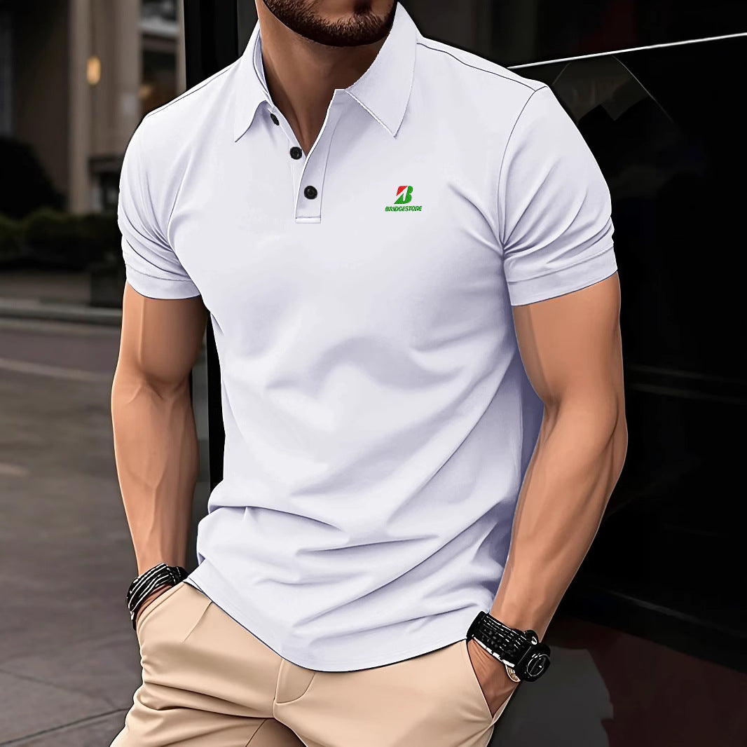 Herren Poloshirt mit modernem Schnitt und atmungsaktivem Material Echoarchiv