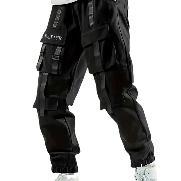 Herren Multifunktionale Cargo-Jogginghose mit Klapp‑ und Gurt-Details Echo Archiv