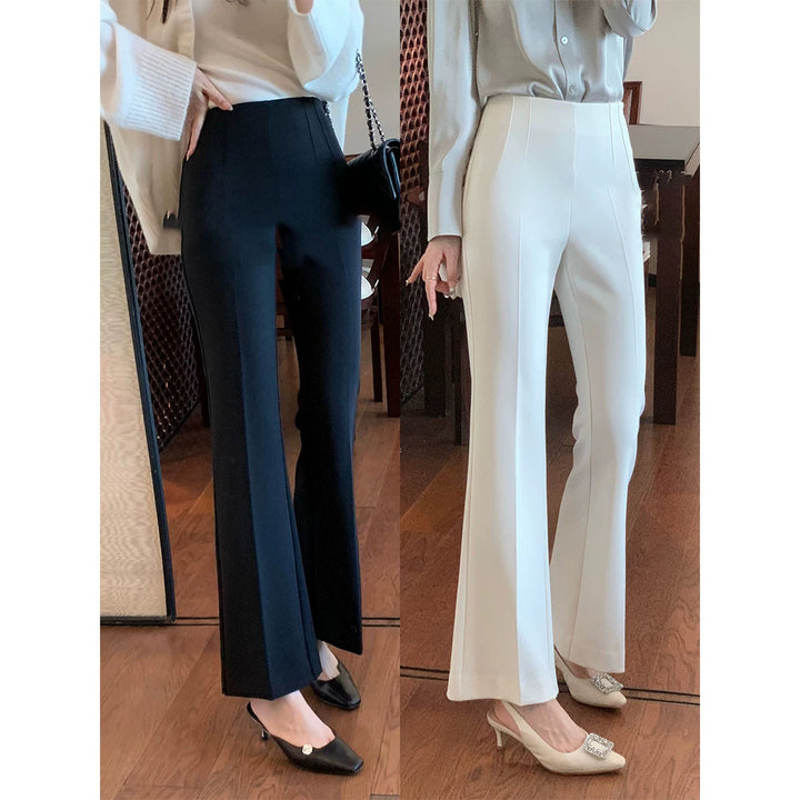 Damen Elegante Hoch taillierte Palazzo-Hose Echoarchiv