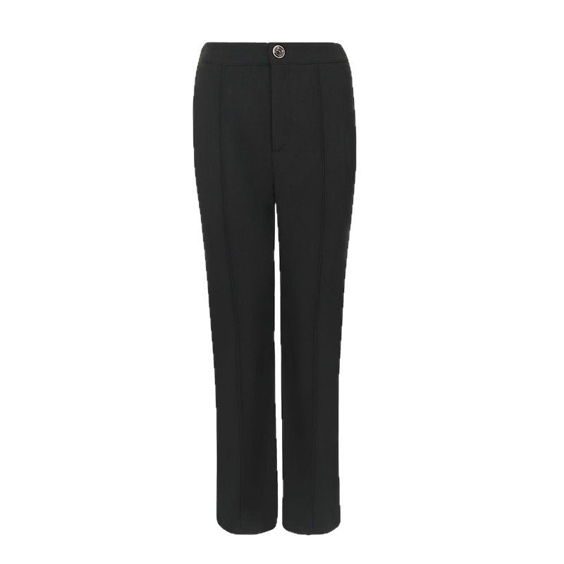 Damen elegante Business-Hose mit seitlichen Eingrifftaschen und schmalem Schnitt Echo Archiv