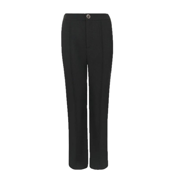 Damen elegante Business-Hose mit seitlichen Eingrifftaschen und schmalem Schnitt Echo Archiv