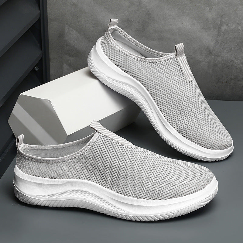 Unisex nan leichter Netzgewebe-Schlupf-Sneaker mit atmungsaktivem Obermaterial, dämpfender EVA-Zwischensohle und rutschfester Profilsohle Echo Archiv