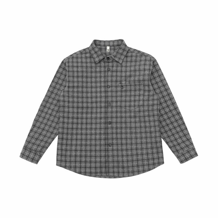 Unisex Kariertes Hemdjacke-Overshirt aus Wollmischung Echoarchiv