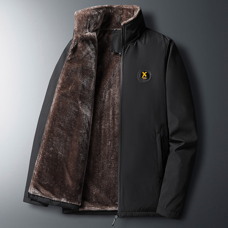 Herren Multifunktionale Steppjacke mit tiefem Kragen und weichem Innenfutter Echo Archiv
