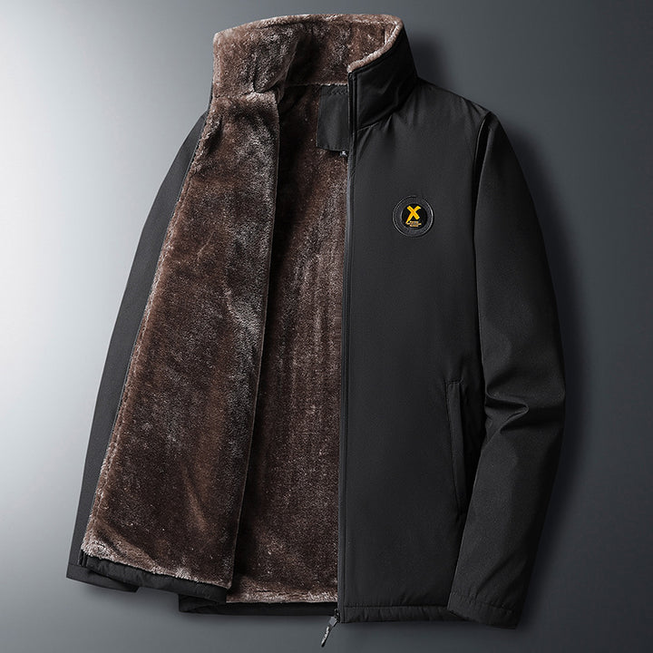 Herren Multifunktionale Steppjacke mit tiefem Kragen und weichem Innenfutter Echo Archiv