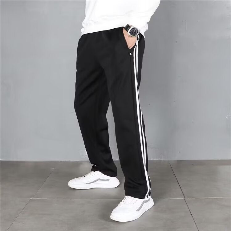 Herren Sportliche Trainingshose mit seitlichen Streifen – Sorevano