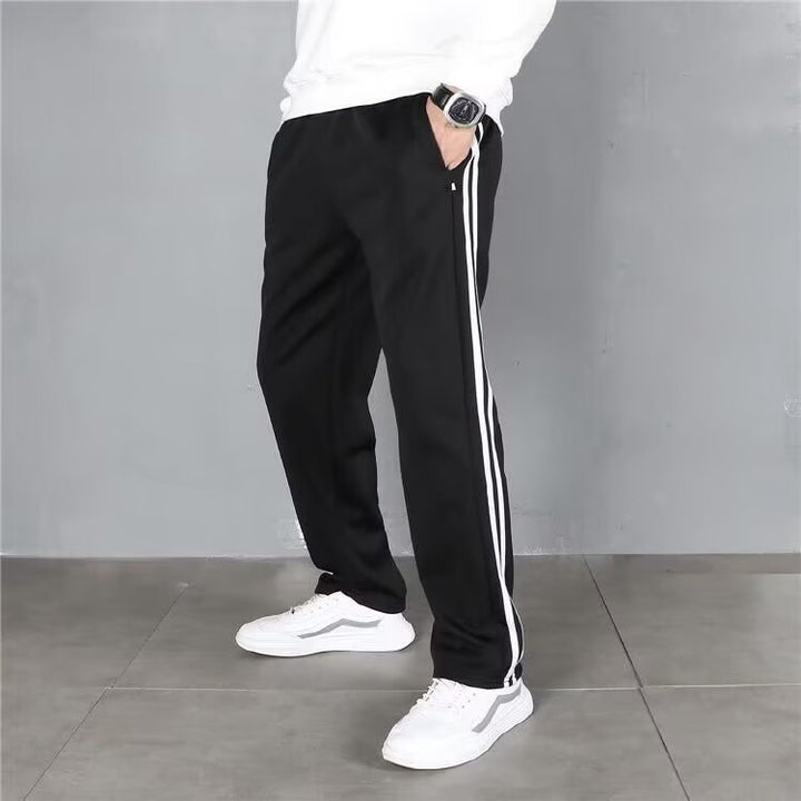 Herren Sportliche Trainingshose mit seitlichen Streifen – Sorevano