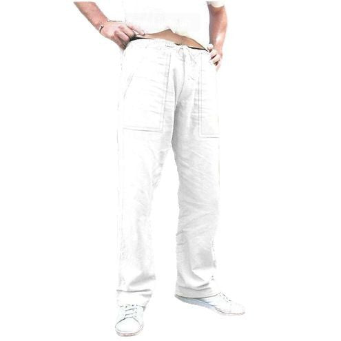 Herren entspannte Leinenhose mit praktischen Seitentaschen Echoarchiv
