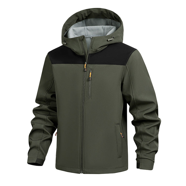 Herren Funktionsjacke mit flexibler Passform und atmungsaktiven Einsätzen Echoarchiv