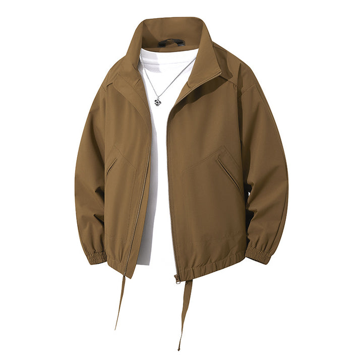 Herren leichte Freizeitjacke mit elastischen Bündchen und praktischen Taschen Echoarchiv