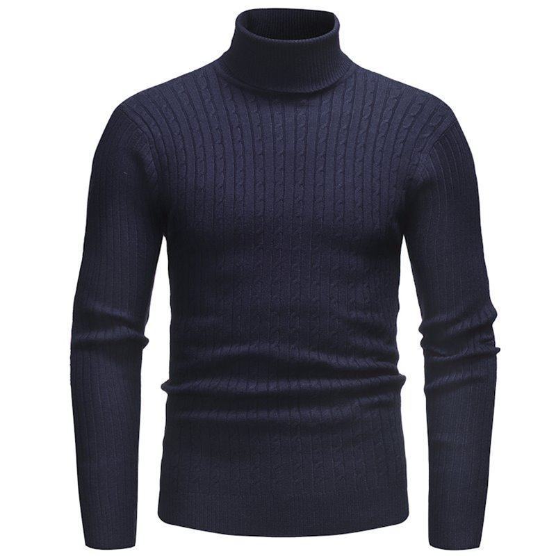 Herren feinstrick Rollkragenpullover Echoarchiv