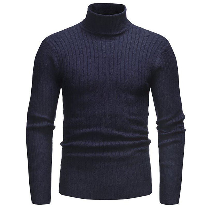Herren feinstrick Rollkragenpullover Echoarchiv