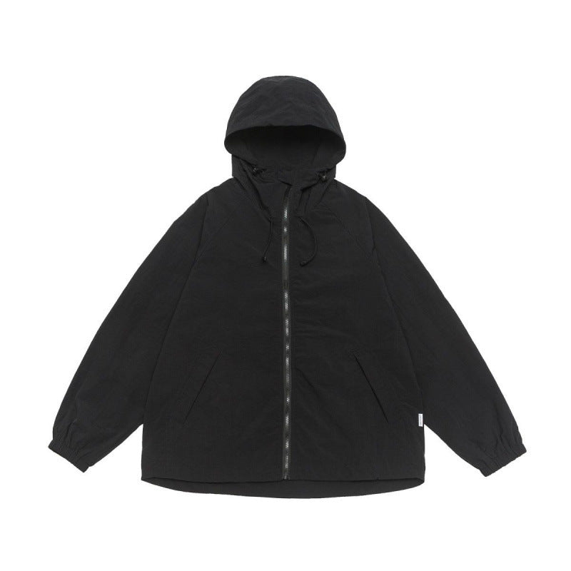 Unisex Weitgeschnittene Kapuzenjacke im Parka‑Style mit verlängertem Rückenteil und Tunnelzug Echo Archiv