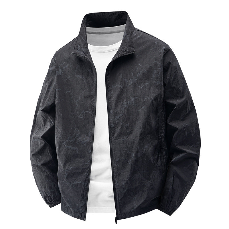 Herren Leichte Übergangsjacke mit hohem Kragen Echo Archiv 1787797311