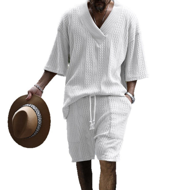 Herren lässiges Strick-Outfit Echoarchiv