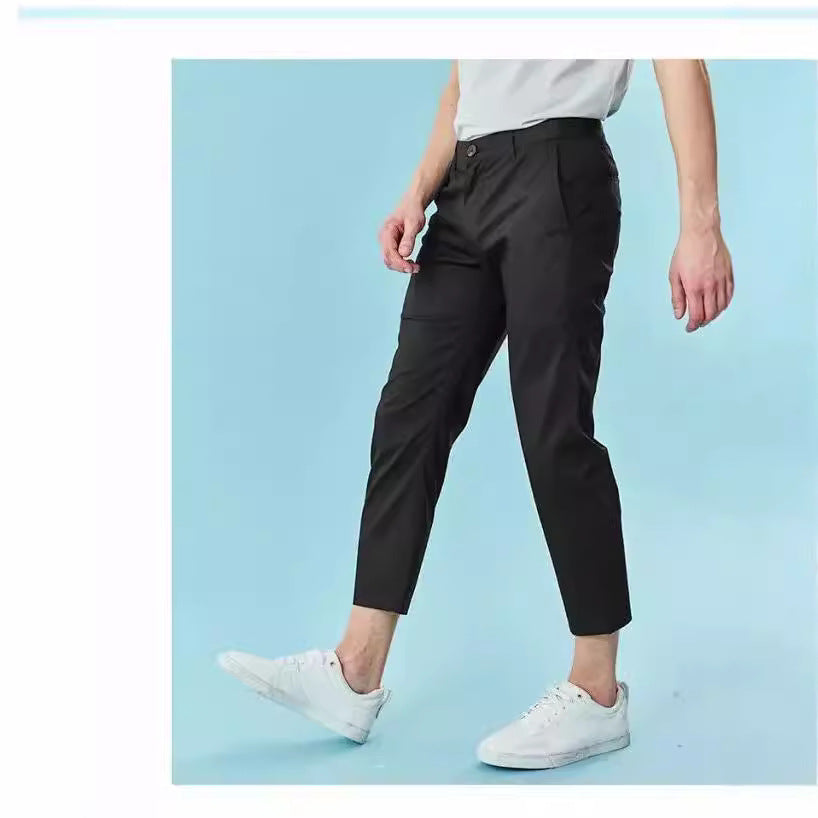 Herren Slim-Fit Chinohose mit schmal zulaufendem Bein und gekrempeltem Saum Echo Archiv