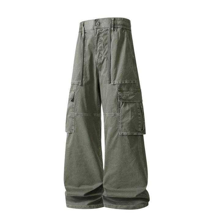 Herren Extraweite Utility-Cargo-Hose im Baggy‑Cut mit elastischem Bund und Mehrfachklappentaschen Echo Archiv