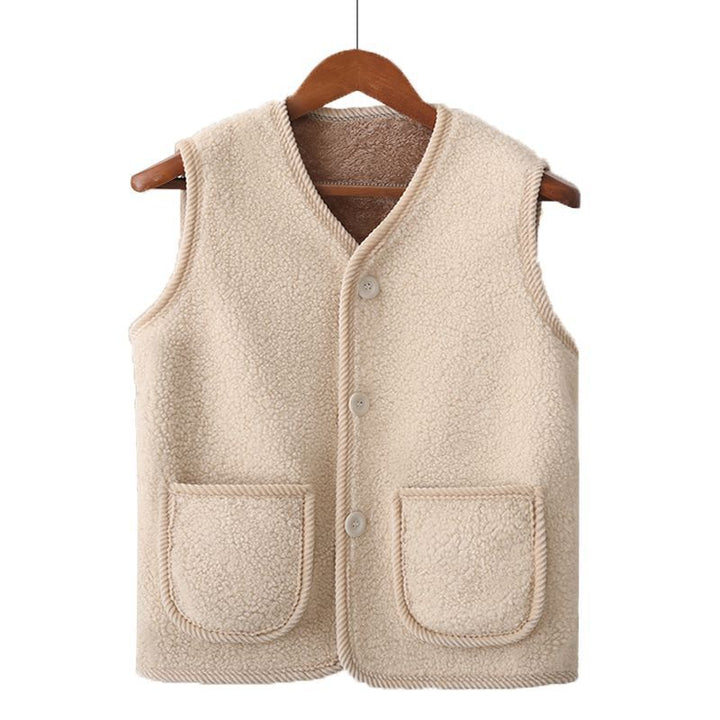 Damen Kuschelige Weste aus Teddyfleece Echo Archiv