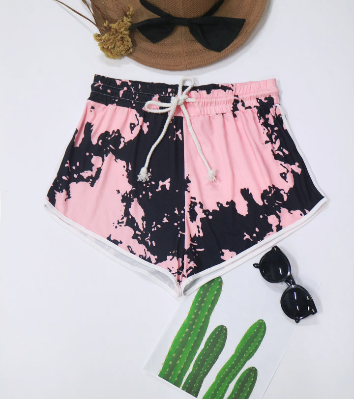 Damen lässige Badeshorts mit kreativem Farbverlauf Echo Archiv