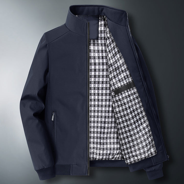 Herren Modische Windjacke mit hohem Kragen Echo Archiv